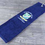 Wholesale Terry Velour Soft Golf Towels Plain Dyed With Clip thumbnail-3