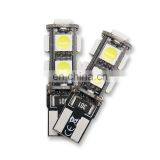 CANBUS No Error Car Accessories 9Smd 5050 12V Wedge Light Bulb Lamp T10 W5W Car Interior Led Lights thumbnail-3