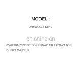 DIESEL ENGINE PARTS DAMPER VIBRATION 65.02201-7032 FIT FOR CRAWLER EXCAVATOR DH500LC-7 DE12 thumbnail-1