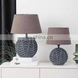 New Arrival Living Room Decoration Warm Table Lamp Creative Design Retro Gray Bedside Lamp thumbnail-2