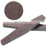 Professional Round Abrasive Sponge Custom Printed 80 100 120 150 180 240 Grit Finger Zebra Nail File Japan With Logo