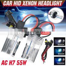 2x H1/H4/H7 55W 55W AC Hid Xenon Universal Car Headlights Light Lamp Bulbs Repacement Kit Auto Lights Lamp 6000k-10000k thumbnail-1