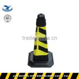 High quality height 68cm Soft Flexible Rubber plastic traffic cone TC215