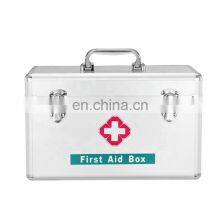 Hot Selling Protable Aluminum Alloy First Aid Box With Drawer for Clinic and Hospital thumbnail-4