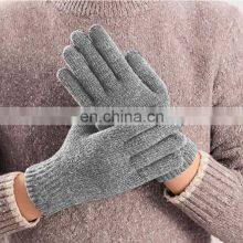 HY Cheap Winter Knit Gloves Thick Knit Gloves Guantes Invierno Anti-Freeze Protective Acrylic Mitten thumbnail-4