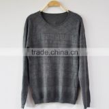 Spring Men Women Sweater Cashmere Long Sleeve Cable Pullover