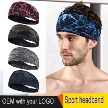 Sports Headbands for Men, Workout Accessories, Sweat Band, Sweat Wicking Head Band Sweatbands for Running Gym Training Tennis Basketball Football, Unisex Hairband