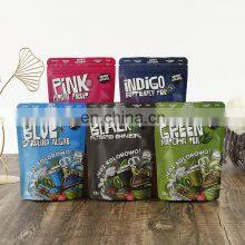 Custom Print Reclosable Zip Lock Stand Up Pouch Aluminum Foil Mylar for Pet Food Snack Gummy Edible With Zipper