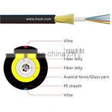 Hanxin GYFXTY Aramid Yarn High Strength Glass JET Indoor Outdoor Distribution Cable With Black or Color HDPE Sheath thumbnail-3