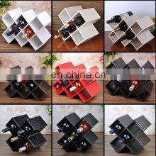 Factory Wooden MDF pu Display Red Wine Bottle Rack thumbnail-2