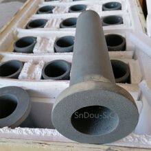 Silicon Carbide Ceramic SiC Burner Tubes as RSiC Burner Sleeve With1700C Recrystallized SiC thumbnail-2