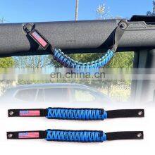 Paracord Roll Bar Front Rear Grab Handles Parts for Ford Bronco 2021 2022 thumbnail-2