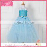 Medium Length Halter Top Tutu Gauze Dress With Bright Pattern Decoration Halloween Costume thumbnail-6