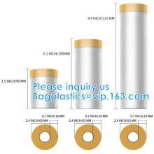 Automotive Roll Masking Film Set, Painting Tray Kit, Pre-Taped, Sheeting Covering, Car Furniture Protection Cover thumbnail-4