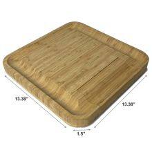 Wholesale Bamboo Wood Cheese Boards and Knife Set Bamboo Serving Platter Cheese Cutting Board Set thumbnail-3