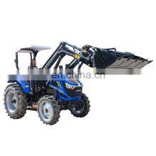 Farm Front Loader 90hp 4WD Four-wheel Agricultural Multifunctional Big Farm Cab Cabin Tractor for Sale thumbnail-4