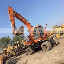 High Quality Doosan Digging Machine Dh140w-7 , Used Doosan Wheel Excavator , Doosan Dh140 Dh160 Dh210 thumbnail-5