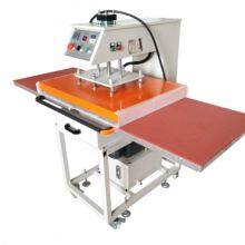 Semi-automatic Hydraulic Double Position T-shirt Printing Machine Oil Press Double Position Slide Ironing Drill Oil Press Double Position Clothing Press Machine thumbnail-3