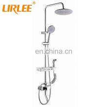 LIRLEE OEM Bathroom Shower Shelf Fixtures Faucet Shower Set thumbnail-2