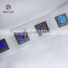 23 мм квадратный наклеек с индивидуальным аутентификационным голограммой для запечатывания косметических коробок thumbnail-2