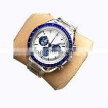 Custom Logo Astronaut Automatic Multifunction Watch Mechanical Watch Luminous Moon Phase Chronograph Men's Watch