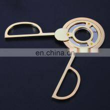 Top Rated Supplies Metal Tabletop Wholesale Classic Gold Desk Steel Scissors Logo Cigar Cutter Custom thumbnail-2