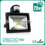 High Quality Garden Outdoor 20W PIR Sensor LED Floodlight
