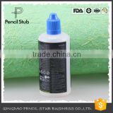 PE plastic type and e liquid oil use 100ml dropper bottle with special angular tamper proof cap