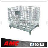 Heavy Duty Stackable Steel Wire Mesh Storage Cage