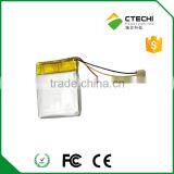 3.7v Nominal Voltage and Li-polymer Battery 402025 140mAh