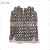 Lady's Simple Style Spandex Velvet Warm Gloves With Supersoft Polyester Lining thumbnail-2