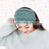 Fashion Ladies Vogue Magnetic Solid Color Stretchable Knitted Headband thumbnail-6
