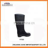 Pot Knee Women' Cheap PVC Rain Boots thumbnail-1