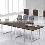 Rectangular Wooden Melamine Boardroom Table Conference Table of Modern Apperance (SZ-MT085)