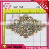 2016 Rhombus Shape AB Color Rhinestone Shoe Flower Shoe Accessories for Wowen's Sandal thumbnail-3