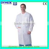 Non Woven Disposable PP Elastic Cuff Lab Coat thumbnail-2