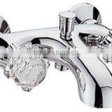 America Market Double Dual Chromed Brass Bathroom Faucet thumbnail-1