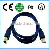3Ft Black A Male to B Male Usb 3.0 Printer Cable thumbnail-1