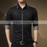 Factory Custom Cotton Latest Formal Shirt Designs for Men 2016 thumbnail-2