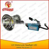 China Supplier 12V Harley and Davidson Motorcycle Led Headlight ( Pure White) thumbnail-1