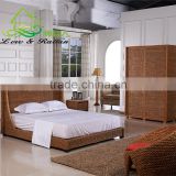 Luxury 5 Star Customerized Bamboo Wicker Rattan Hotel Guest Room Furniture