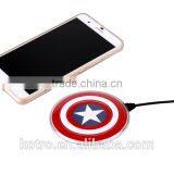 OEM Cheap qi Enabled Wireless Charging Pad Mobile qi Stardard Wireless Phone Charger for Cell Phone