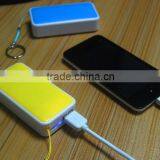 New 2600mAh USB Power Bank Portable Charger External Battery With Keychain Lot