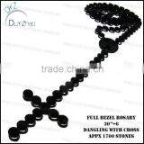 Hot Sale Bling Bling Hip Hop Rosary Necklace thumbnail-2