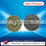 Antique imitation coin cufflinks custom engraved logo cufflinks
