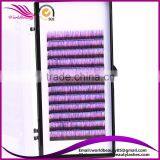 0.10 Black- Purple - Blue Three Tone Color Eyelash Extension With Customized Logo on