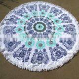 Round Beach Towels With Tassel thumbnail-2