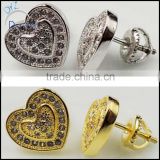 fashion jewelry wholesale hip hop bling earring jewelry
