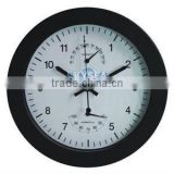 10 inches wall clock, plastic clock with weather station