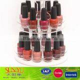 Clear Nail Polish Acrylic Display Racks